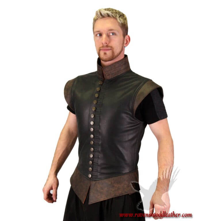 The Knight Custom Leather Doublet | Essential for the Renaissance Man