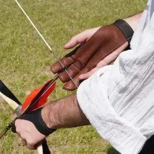 3 Finger Archery Glove-Deer/Deer