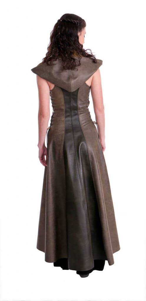 knee length dresses for ladies Lila Burgundy Faux Leather Plunge-Neck Maxi Dress With Split – Club L  London main image 1