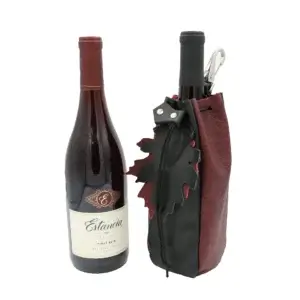 Bottle Leaf Pouch -Wine - Clip