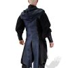 Leather Assassin Jerkin with Tails and Hood
