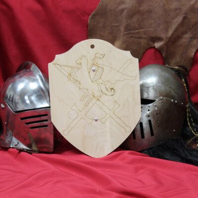 Shield Knights Large - Wood 15" x 11"