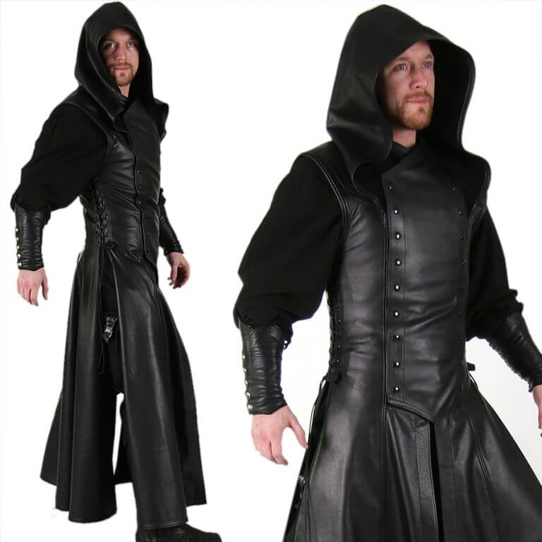 Assassin's Brotherhood Custom Leather Falcon Surcoat
