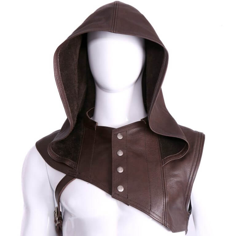 Custom Made Leather Hoods and Cowls