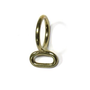 HALTR LOOP & RING 1"-Solid Brass