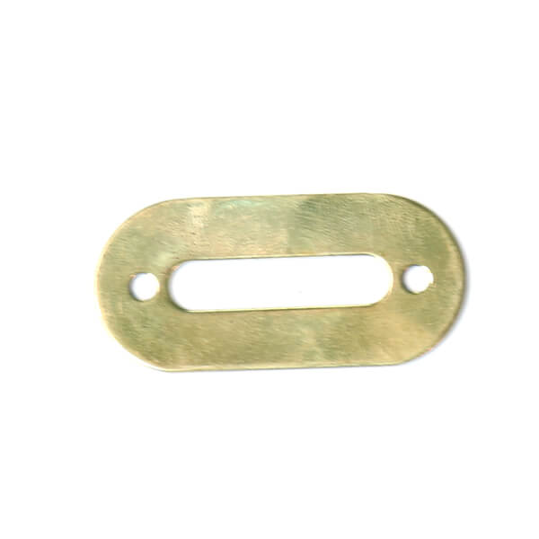 SLOT PLATE LARGE 1"-Solid Brass