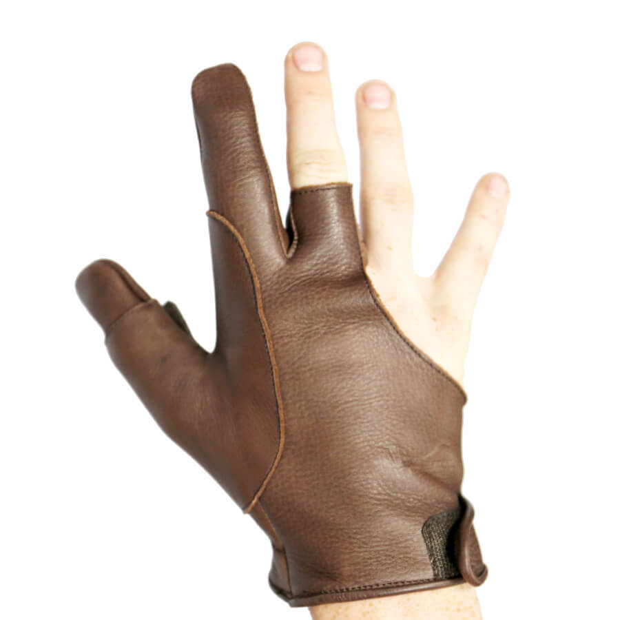 Shooting Glove-RCA Faux Leather Gloves - Rose City Archery