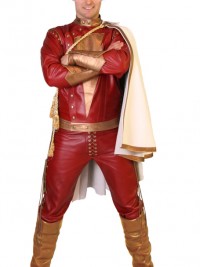cutout shazam Leather Shazam CosPlay