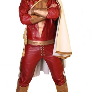 cutout shazam Leather Shazam CosPlay