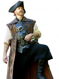 pirate Leather Pirate Coat