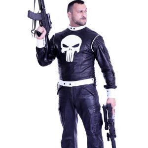 punisher Leather Punisher Jacket