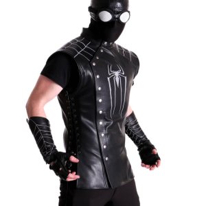 spidey noir Leather Spiderman Noir