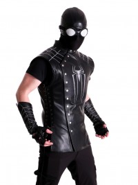 spidey noir Leather Spiderman Noir