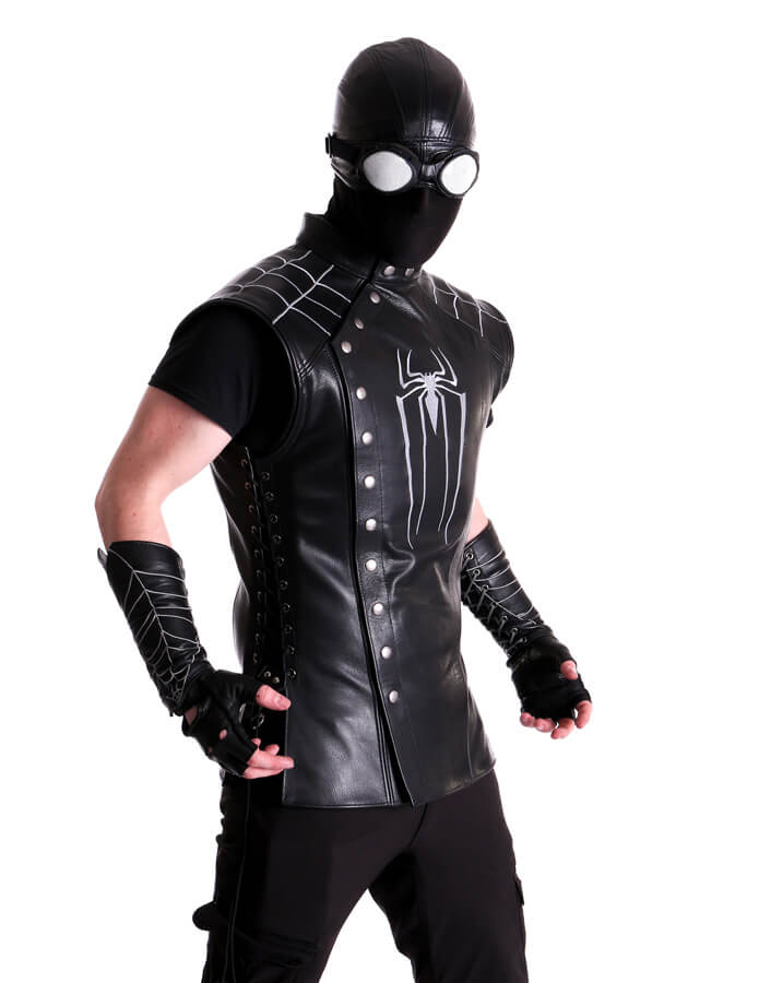 Leather Spiderman Noir