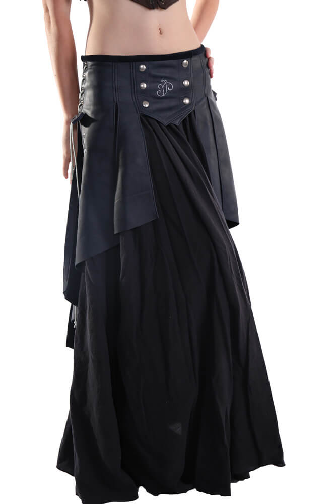 Ranger Custom Leather Skirt  Medieval Style for the Modern Woman