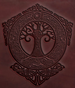 Yggdrasil Celtic Tree Embossed