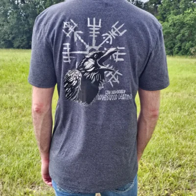 Vegvisir Raven T-Shirt - Grey
