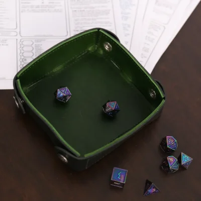 Leather Dice Tray - Square