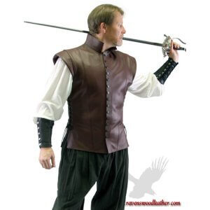 Custom Leather Doublet - Champion Jerkin