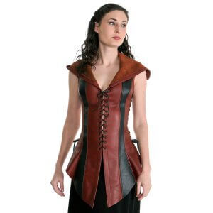Ranger Bodice: hooded Medieval top